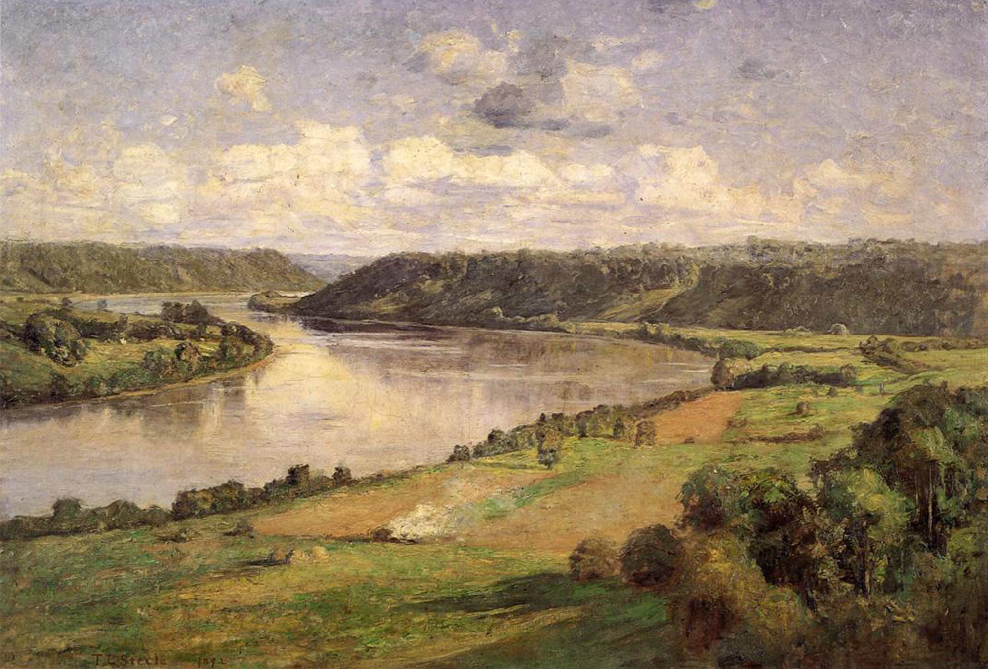 aption:  The Ohio River, 1892 – Theodore Clement Steele